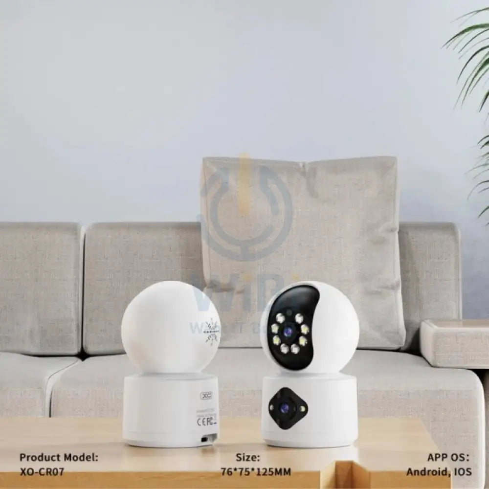 XO CR07 (EU) Supreme Pixel 400W Dual Camera - wi-Fi / Bluetooth / White Cameras > Security Cameras