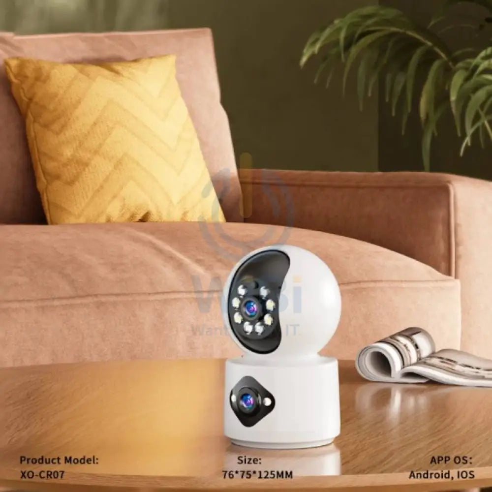 XO CR07 (EU) Supreme Pixel 400W Dual Camera - wi-Fi / Bluetooth / White Cameras > Security Cameras