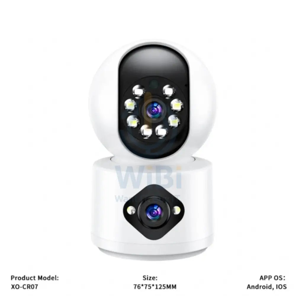 XO CR07 (EU) Supreme Pixel 400W Dual Camera - wi-Fi / Bluetooth / White Cameras > Security Cameras