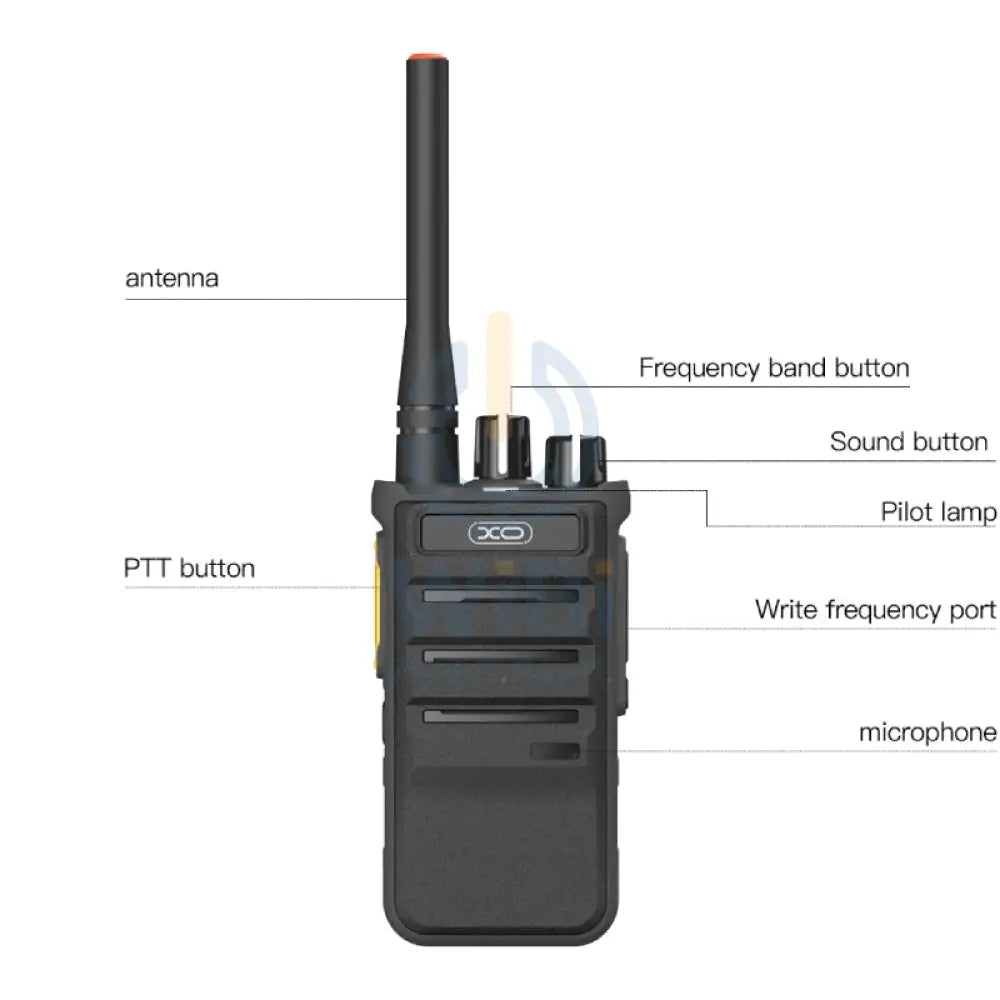 XO XO-DJJ01 (EU) Walkie Talkie (Pair) Accessories > Audio > Microphone