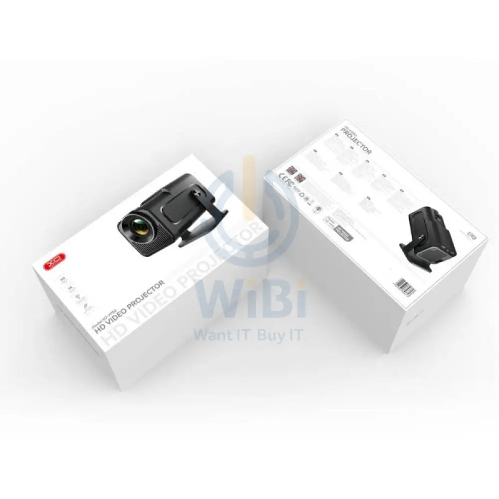XO FF02 HD Video Projector - Black Monitors & Projectors > Projectors