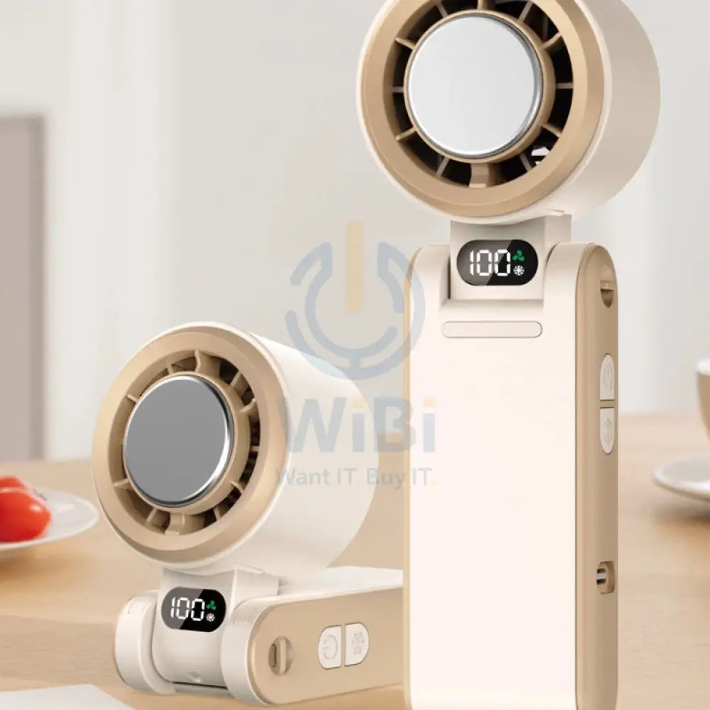 XO MF98 Foldable Hanging Ice Pack Digital Display Fan Accessories > Smart Devices