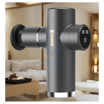 XPower MG4 Mini Massage Gun With 4 Head Massage - Grey Accessories > Smart Devices