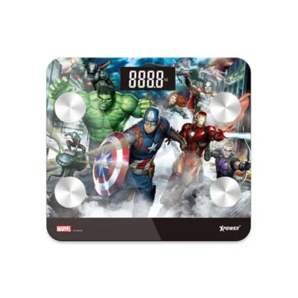 XPower SBS1 Marvel Smart Body Scale - Avengers Accessories > Smart Devices > Smart Scale