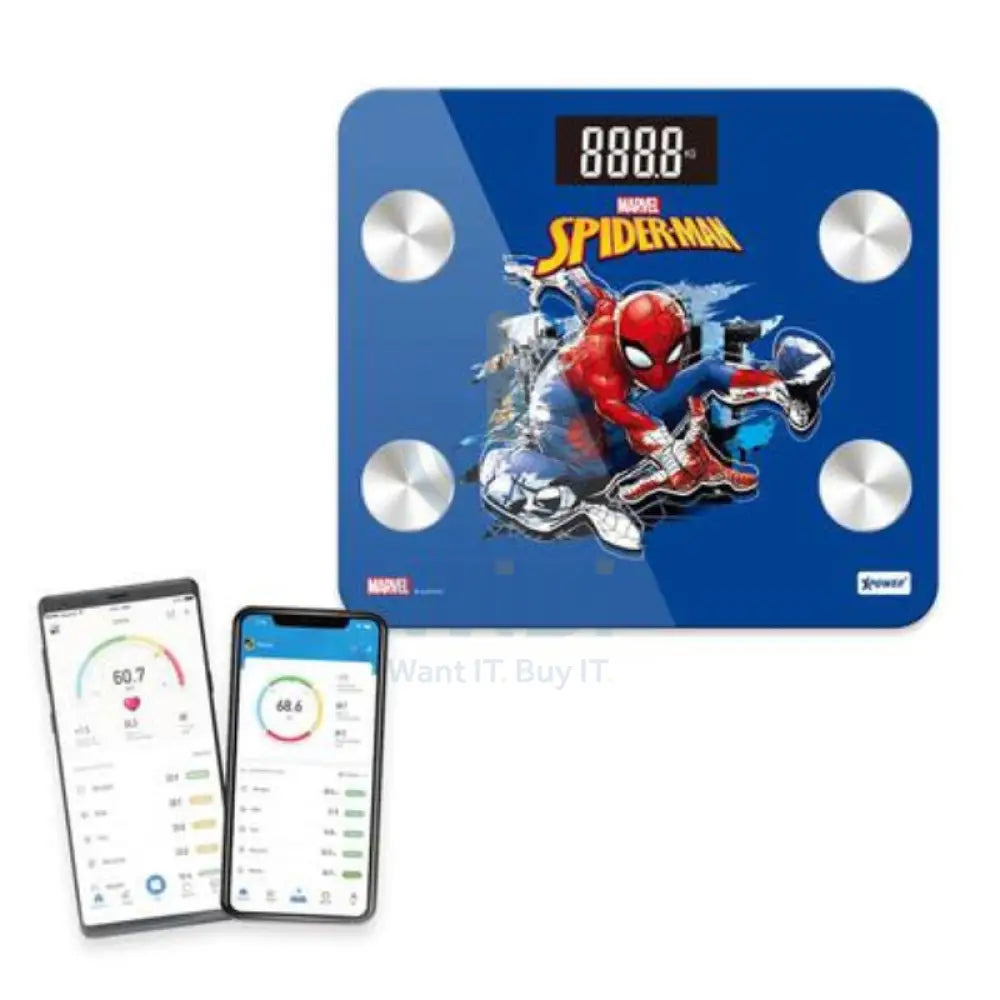 XPower SBS1 Marvel Smart Body Scale - Spider-Man Accessories > Smart Devices > Smart Scale