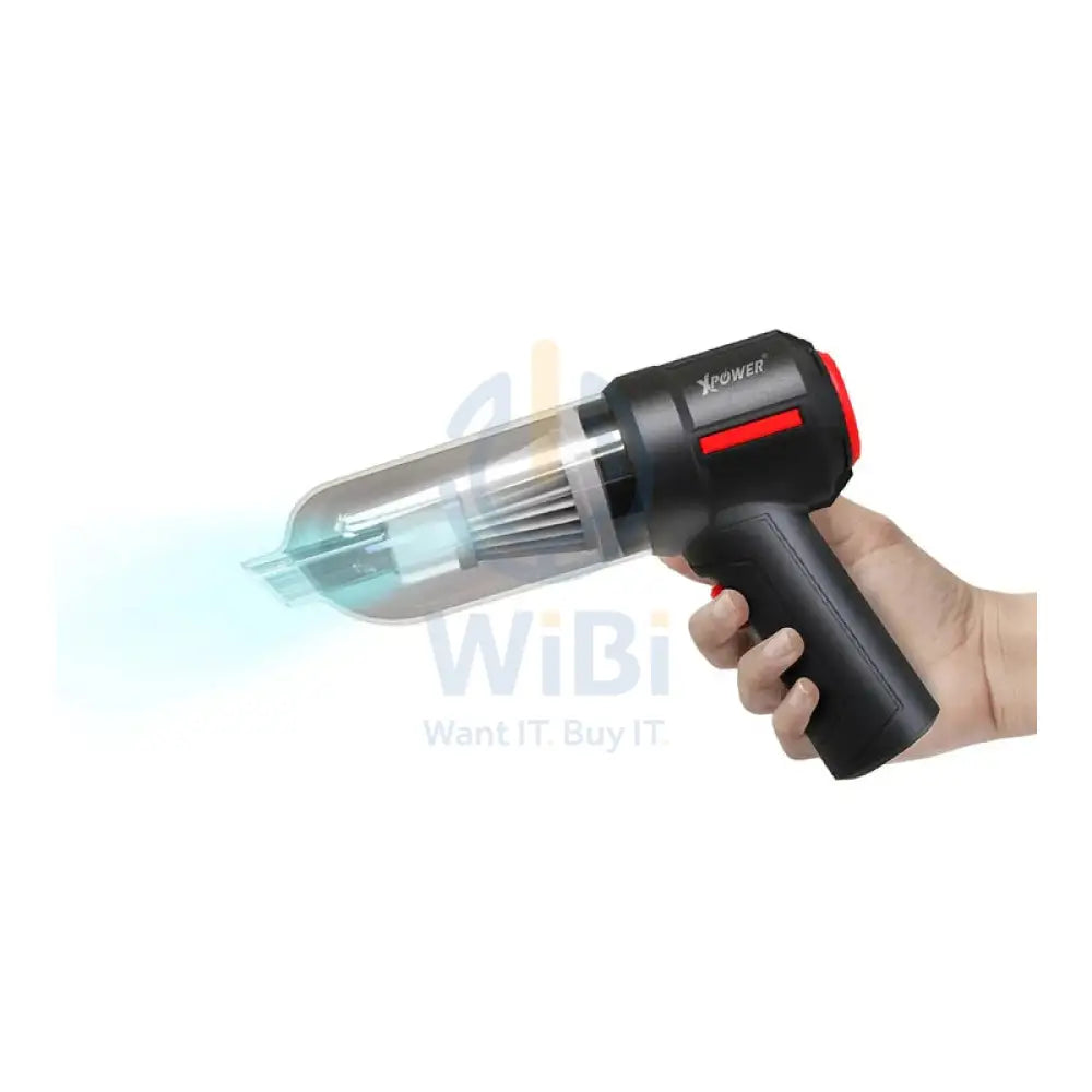 XPower VC8 3 In 1 Mini Wireless Vacuum Cleaner with Pump - 4000mAh Battery / Black Accessories > Smart Devices