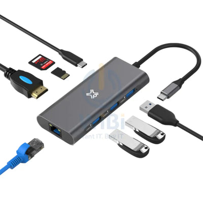 Xtrememac Card Reader - 8-in-1 / USB-C / Silver Storage > Memory Cards > Offer Zone