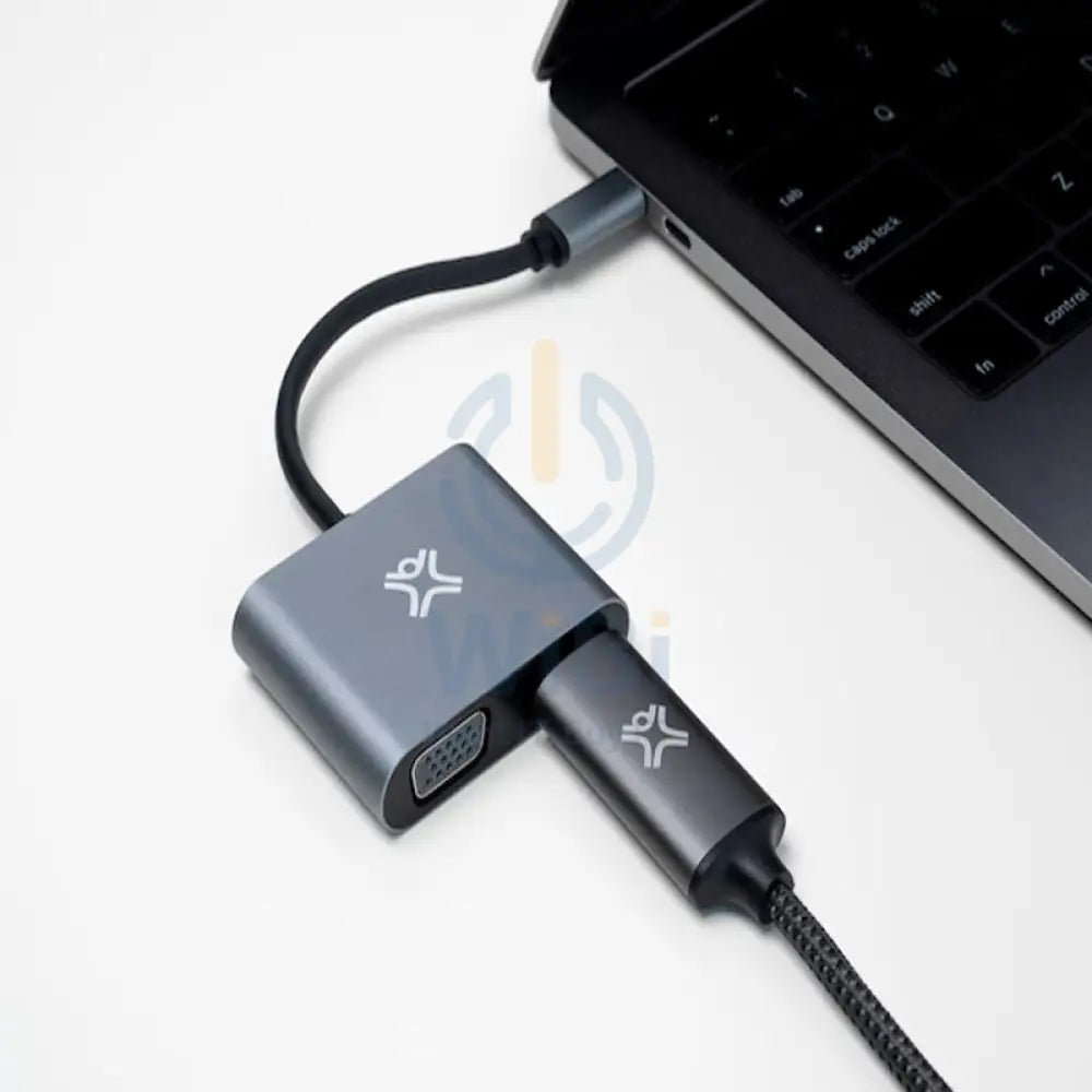 Xtrememac Notebook Adapters - 2-in-1 / USB-C / Silver Accessories > Cables & Converters > Cables