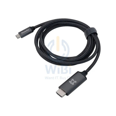 Xtrememac USB-C to HDMI Nylon Braided Cable - 2 Meter / Space Grey Accessories > Cables & Converters > Cables
