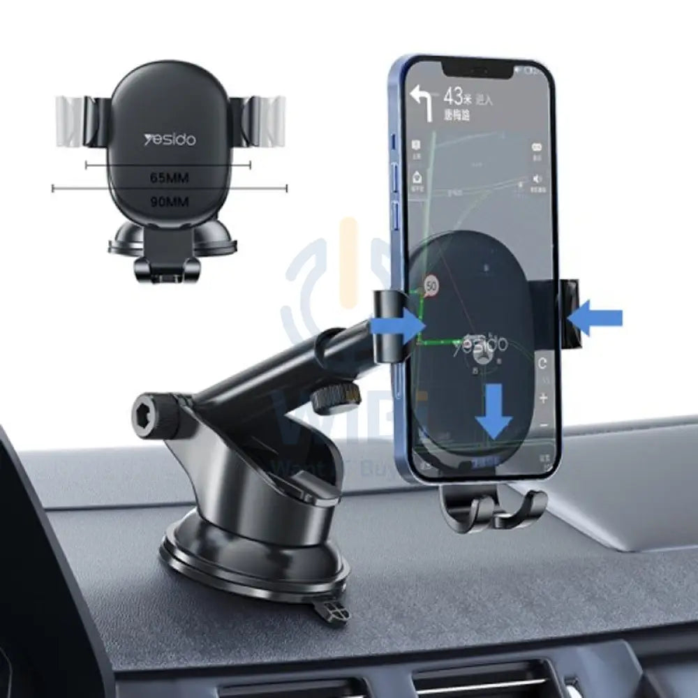 Yesido C120 Phone Holder - Black