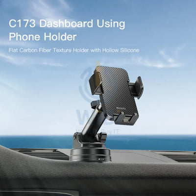 Yesido C173 Dashboard Spring Clip Holder - Black Accessories > Mobiles & Tablets > Mobiles > Mobile Holder / Stands