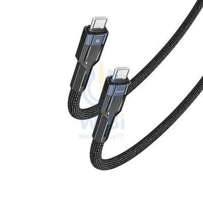 Yesido CA108 Fast Charging Data Cable - 1.2 M / USB / Type-C to Type-C - Black Accessories > Cables & Converters >
