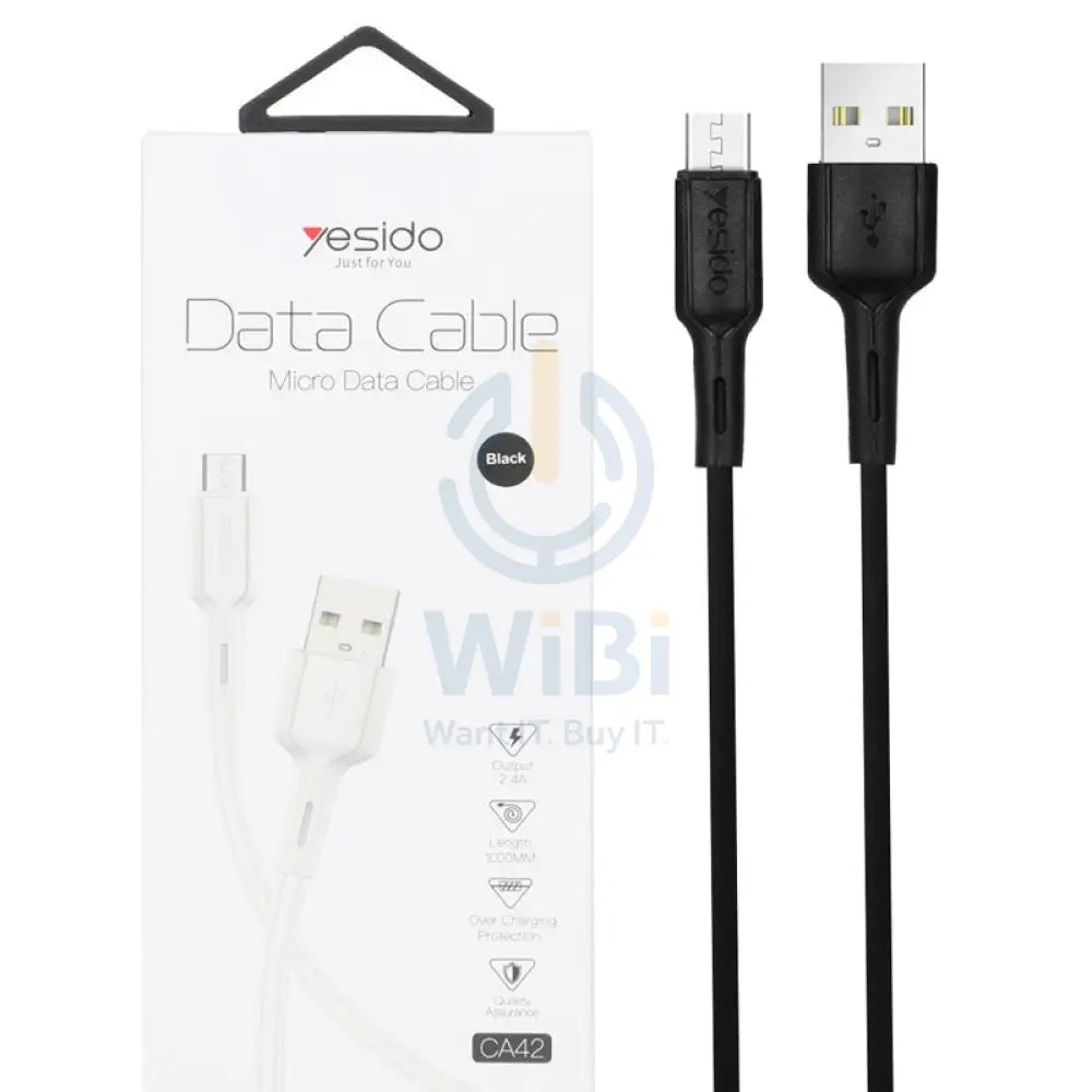 Yesido CA42 Charging Cable - Micro USB / Black