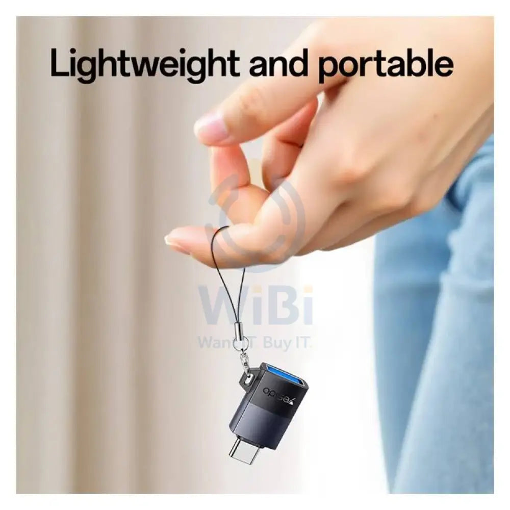Yesido GS31 USB OTG Adapter - 18W / Type-C / Black Accessories > Cables & Converters > Converters