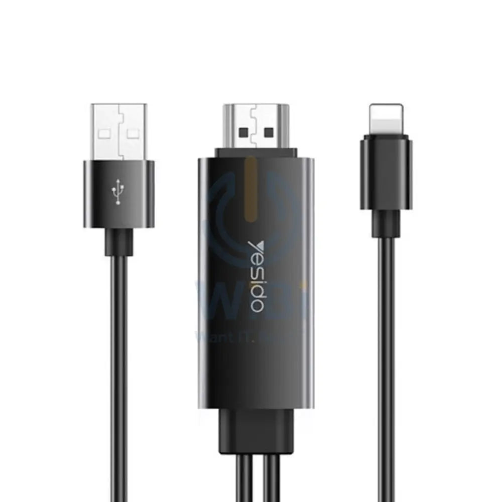 Yesido HM04 Lightning to HDMI Adapter - Black