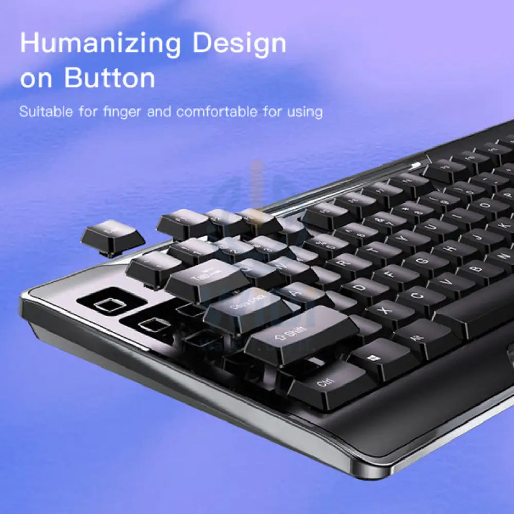 Yesido KB14 Wired Keyboard Mouse Combo Keyboard Mouse Set - 1.5M / USB / 104 keys - Black Accessories > Keyboard & Mouse