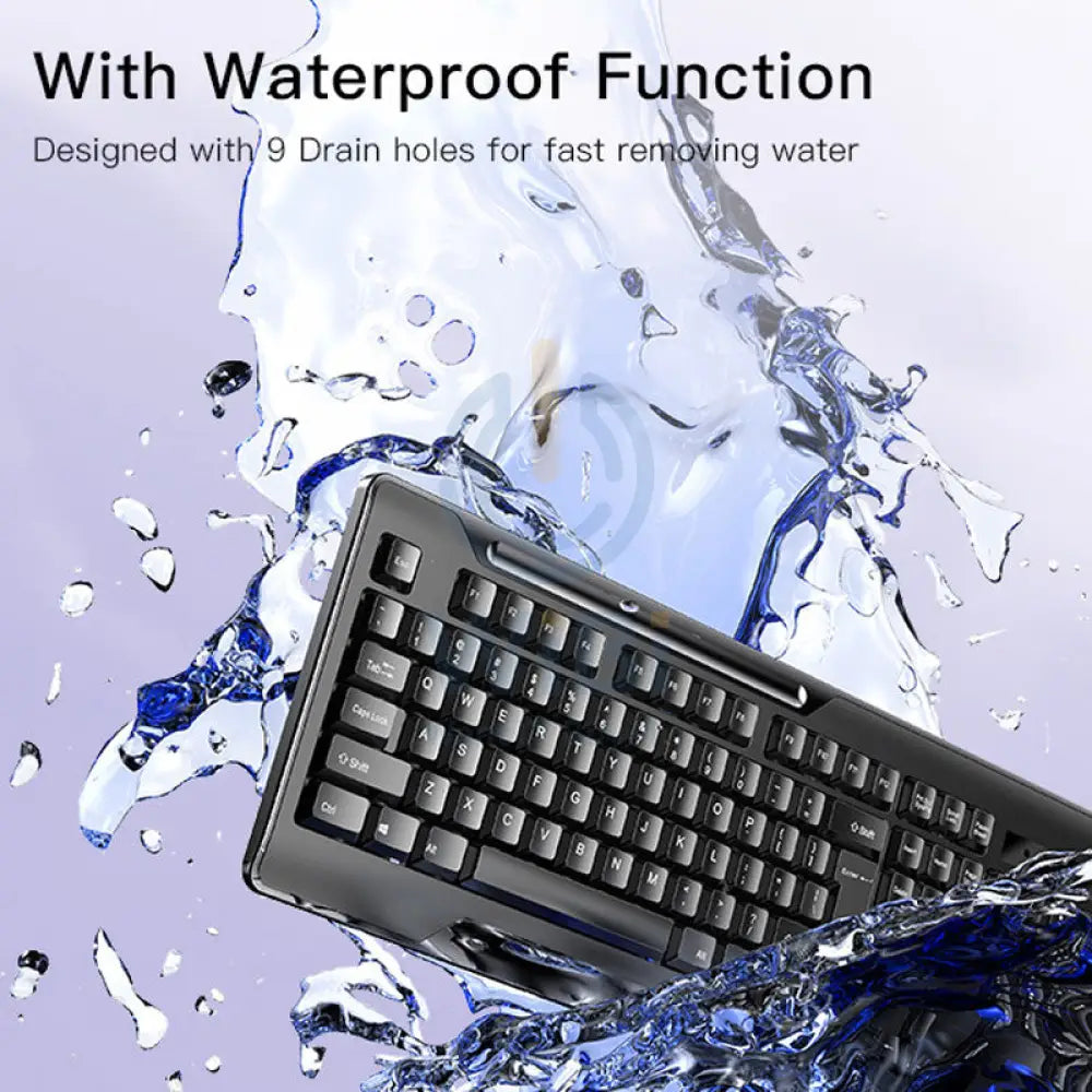 Yesido KB14 Wired Keyboard Mouse Combo Keyboard Mouse Set - 1.5M / USB / 104 keys - Black Accessories > Keyboard & Mouse