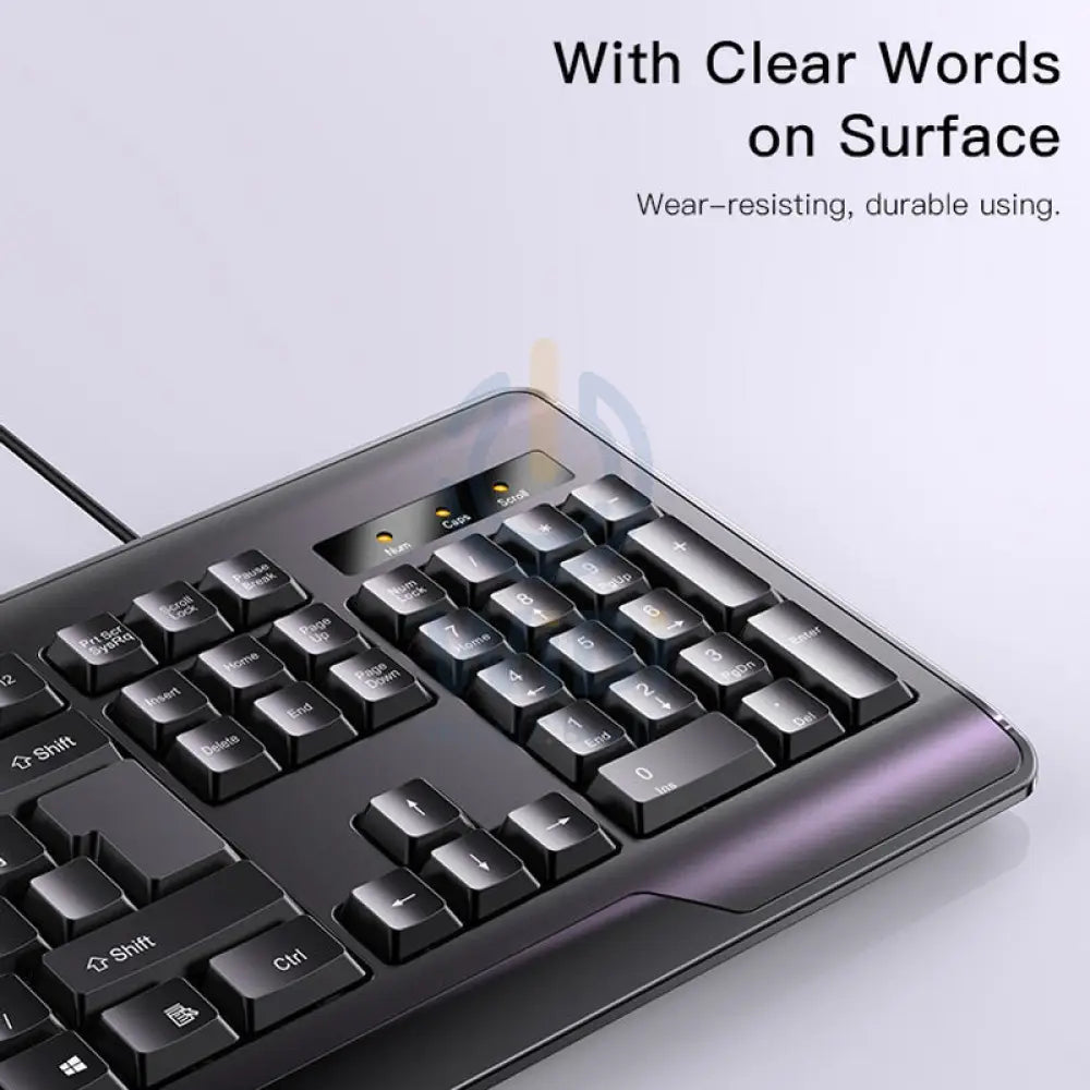 Yesido KB14 Wired Keyboard Mouse Combo Keyboard Mouse Set - 1.5M / USB / 104 keys - Black Accessories > Keyboard & Mouse