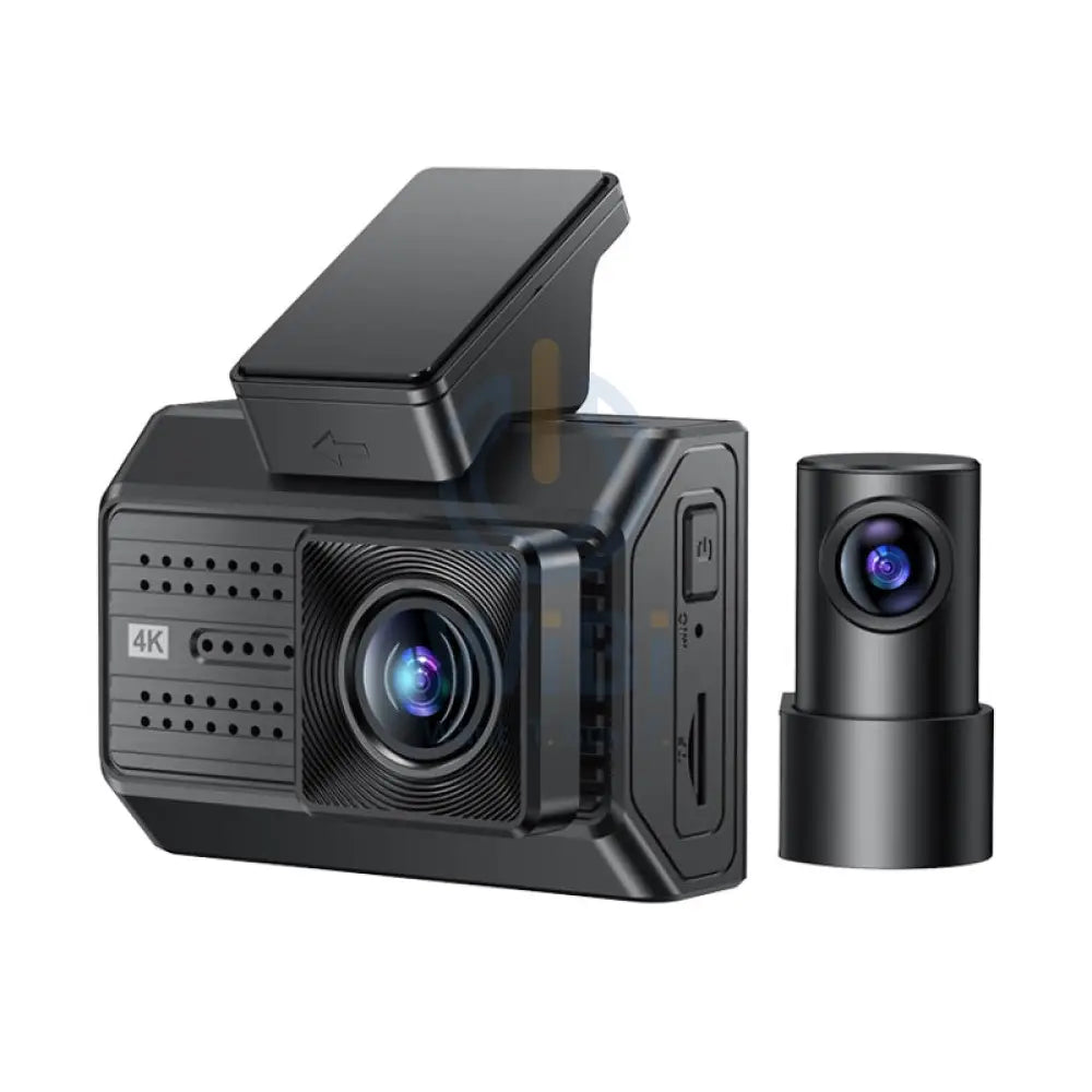 Yesido KM15 4K + IK Dual Dash Camera - 2’’ IPS / 3840 Full HD / USB / Type-C / 24/7 - Black Cameras > Security Cameras