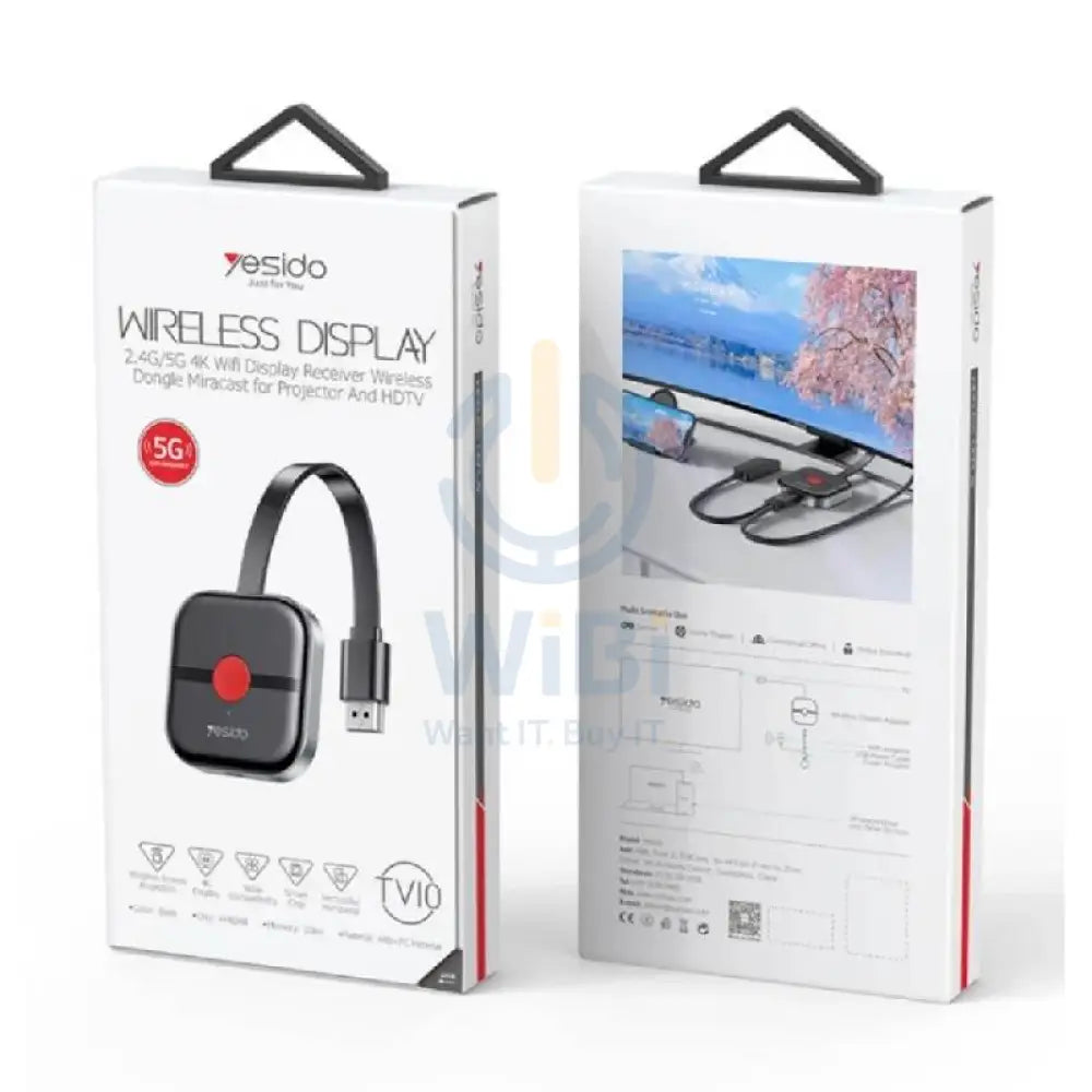 Yesido TV10 Transmitter Screen Display Receiver - 2.4GHz / Wireless - Black Accessories > Audio > Microphone