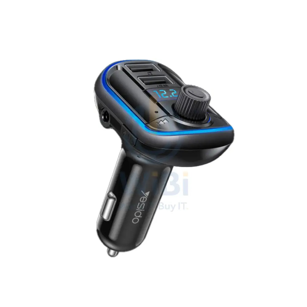 Yesido Y44 Bluetooth To FM Convert Car Charger - 5M / Bluetooth / USB - Black Accessories > Power Adapters
