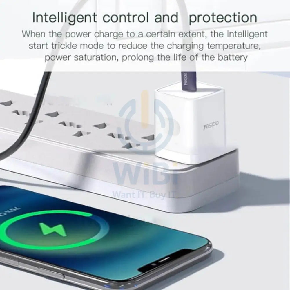 Yesido YC30 Power Adapter - Type-C / 20W / White