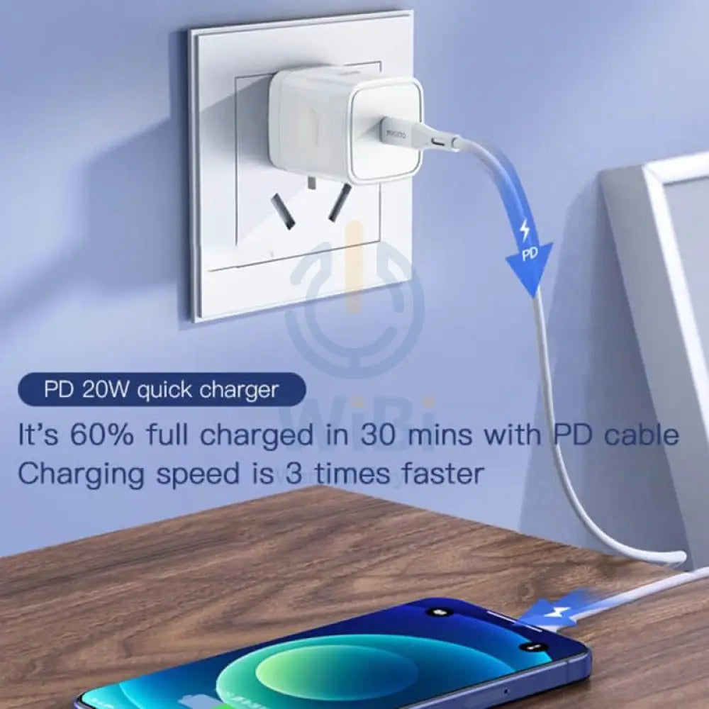 Yesido YC30 Power Adapter - Type-C / 20W / White