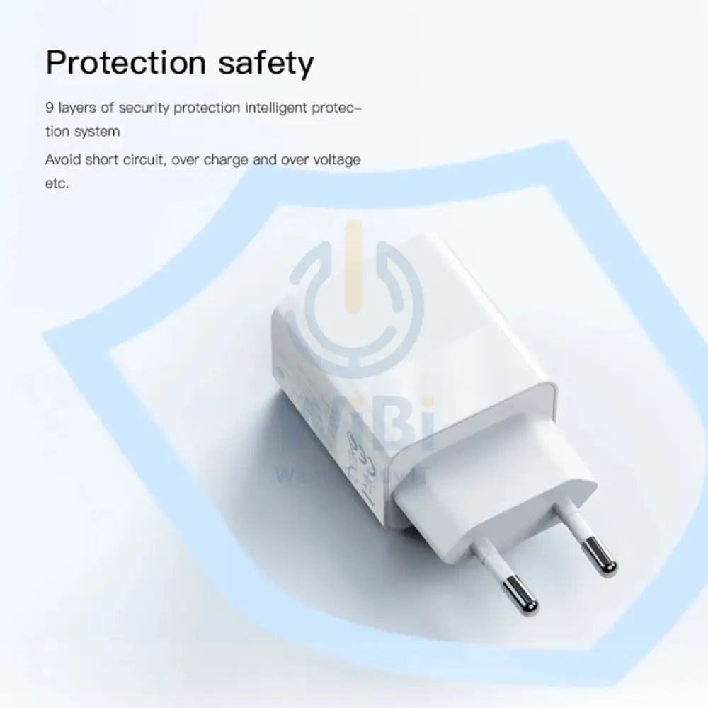 Yesido YC32 Power Adapter - Dual Port / QC3.0 / White
