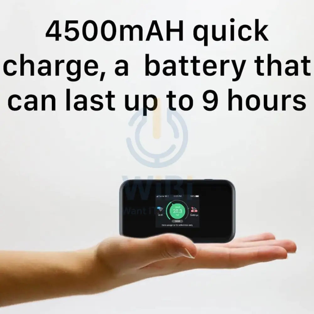 ZTE 5G Zain Router (Locked) - 4500 mAh / Wireless / Black Networking Products > Mobile Hotspot