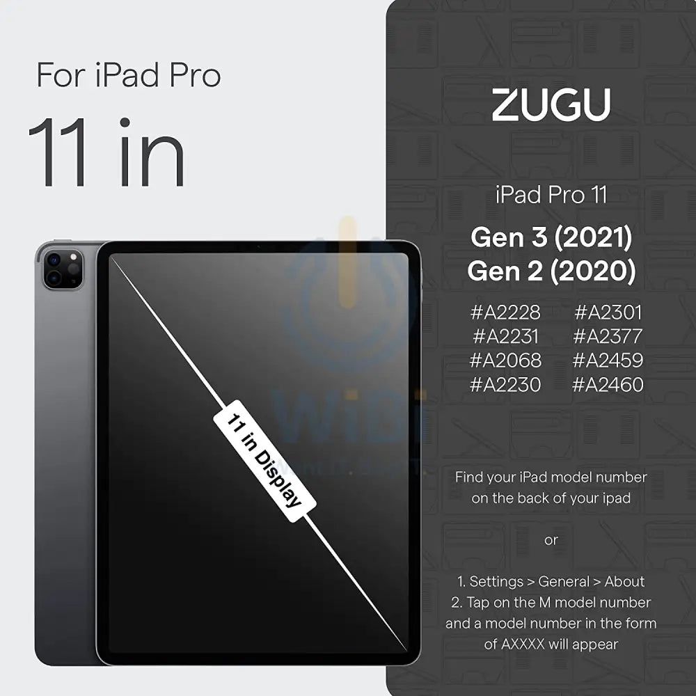 Zugu iPad Case - Apple iPad Pro 11’’ Gen 4/3/2/1 (2018-2022) / Blue Accessories > Mobiles & Tablets > Tablets > Covers