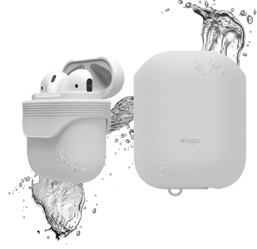 Elago AirPods 1 2 WaterProof Case White WIBI Want IT. Buy IT