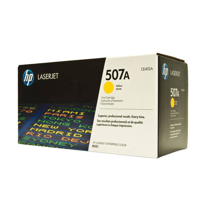 HP 507A Yellow Color - 6K Pages / Yellow Color / Toner Cartridge