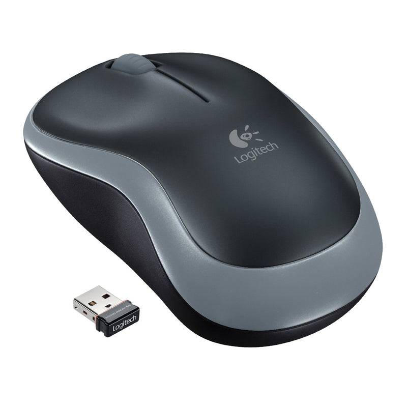 Logitech M185 - 2.40GHz / Up to 10m / Wi-Fi / Black - Mouse