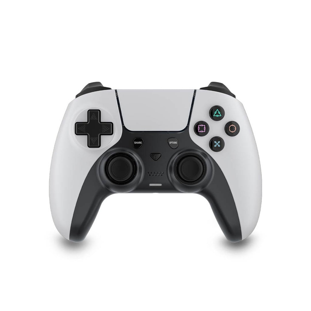 Porodo Gaming PS4 Wireless Controller With Macro & Turbo Keys - White
