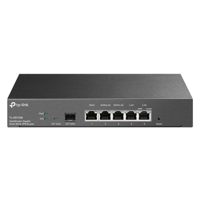 TP-Link (TL-ER7206) SafeStream Gigabit Multi-WAN VPN Router - Gigabit WAN / Gigabit LAN