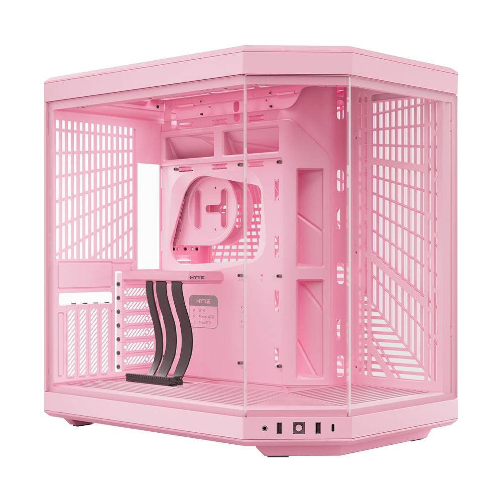 HYTE Y70 Modern Aesthetic Mid Tower Case - Strawberry Milk