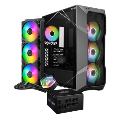 Cooler Master TD500 MAX + Gold 850W ATX3.0 MAX ver + ML360 Atmos MAX ver