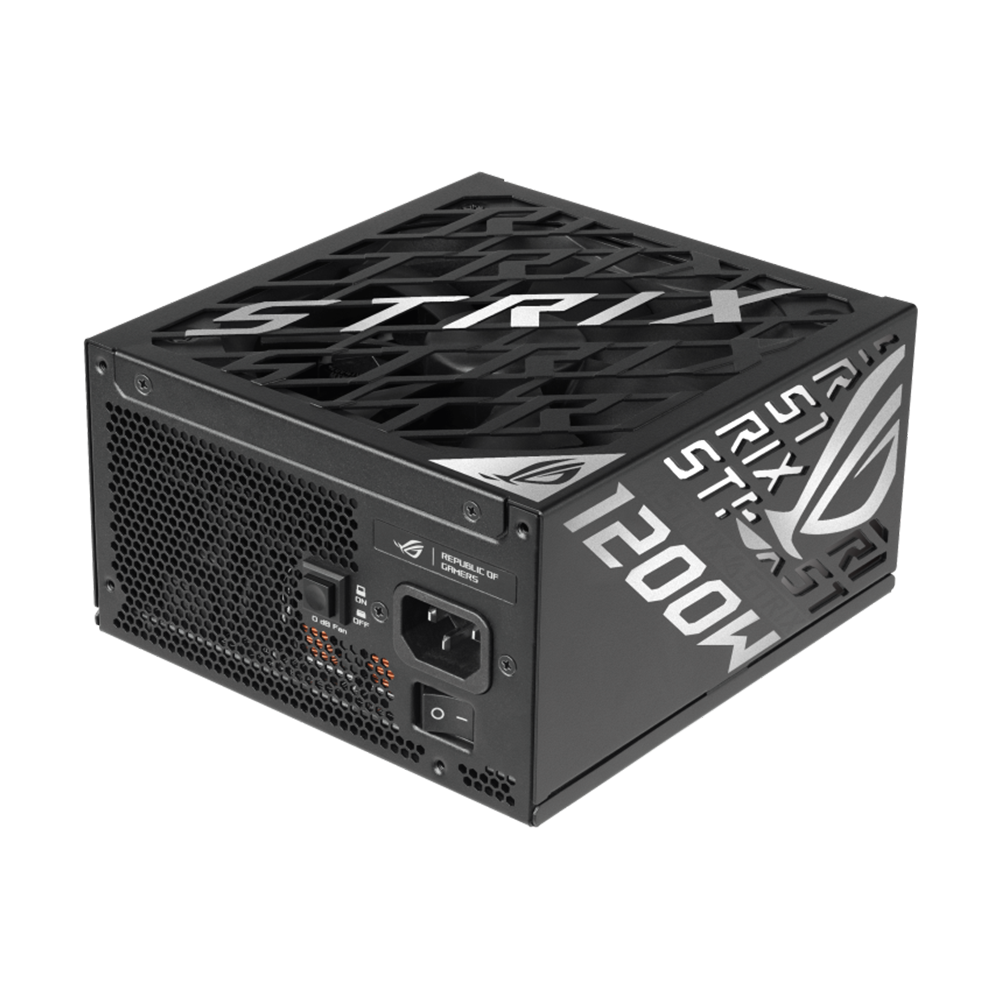 ASUS ROG STRIX 80 Plus Platinum ATX 3.1 PCIe Gen 5 Power Supply - 1200W / Black