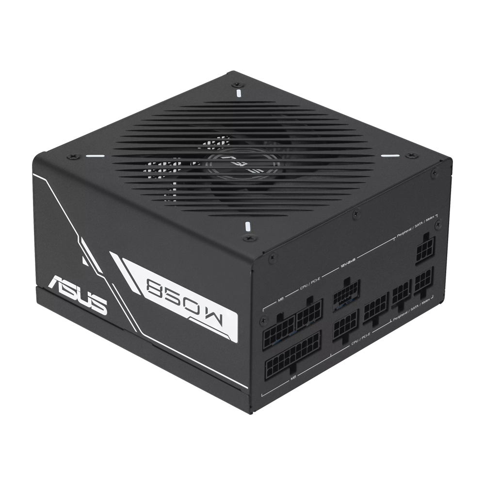 ASUS PRIME 850G 850W Fully modular PCIe 5.1 ATX 3.1 80 Plus Gold Power Supply - Black
