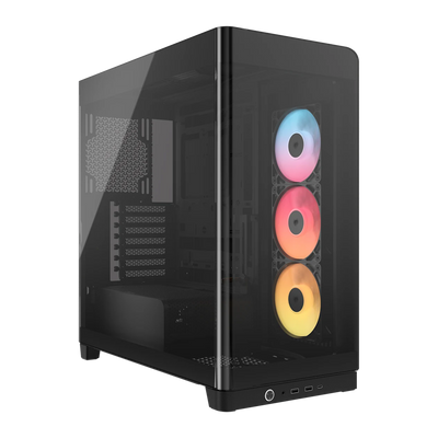 CORSAIR FRAME 4500X RS-R ARGB Panoramic Glass Mid Tower Case - Black