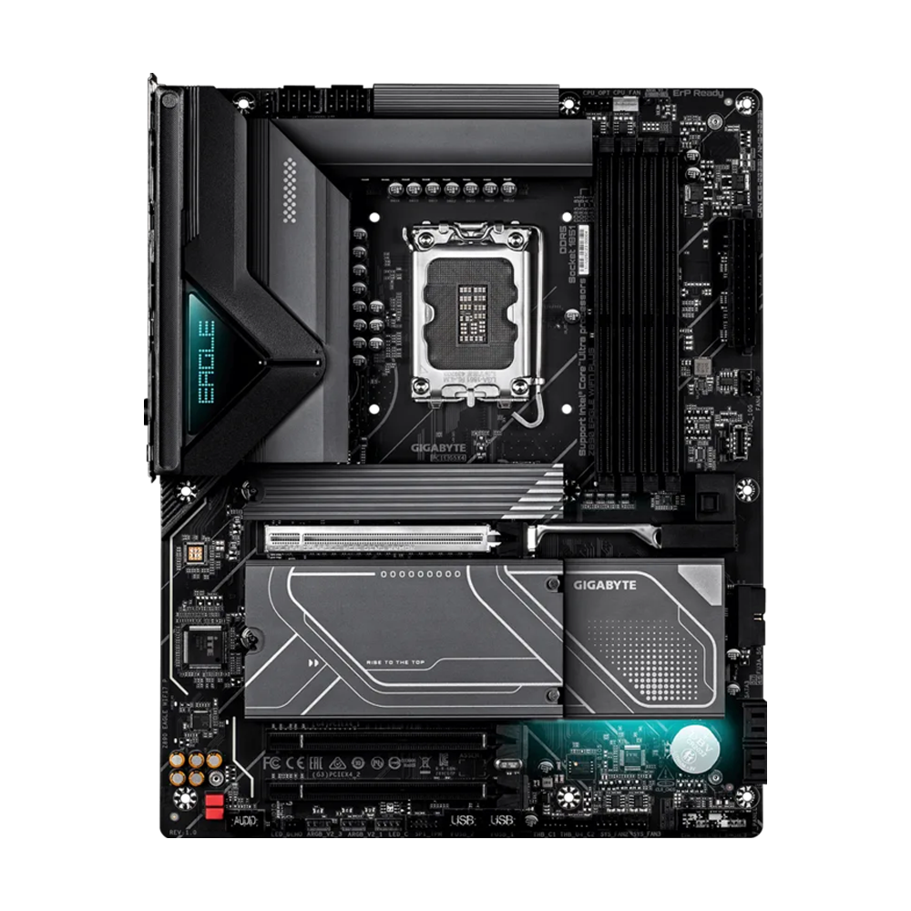 GIGABYTE Z890 EAGLE WIFI7 P Motherboard - DDR5 / Wi-Fi7 / Bluetooth / DisplayPort / USB - Black