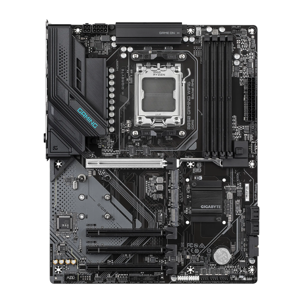 GIGABYTE B850 GAMING Motherboard - DDR5 / Wi-Fi6 / HDMI / DisplayPort - Black