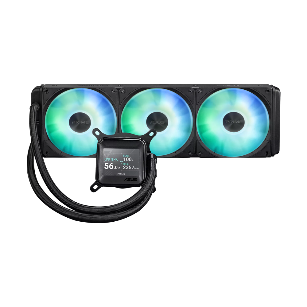 ASUS PRIME 360 ARGB LCD Liquid Cooler  - Black