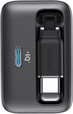 Anker Nano Charger (Anker Nano GaN Charger - 35W / Built-In Retractable USB-C Cable / Black