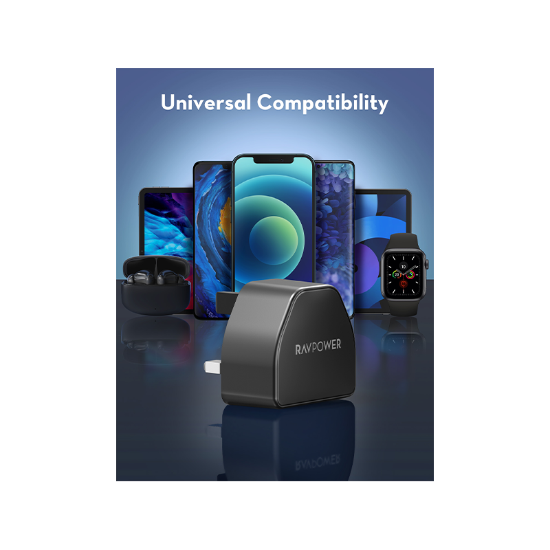RavPower 3 In 1 Combo (USB-C Wall Charger + USB-C to USB-C Cable + 20000mAh Power Bank)