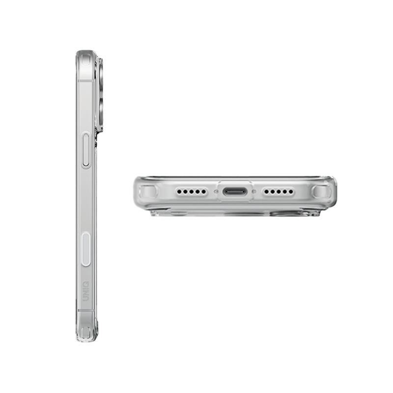 Uniq Hybrid Clearvue 360 Essential Bundle Pack (MagSafe Case + Screen Protector + Camera Lens Protector + 1M USB- C to C Cable) for iPhone 18 Pro
