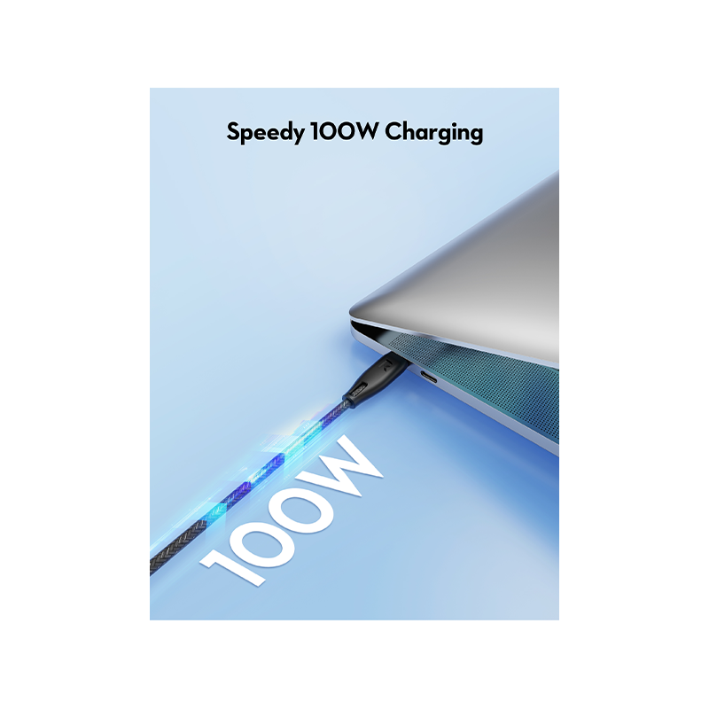 RavPower USB-C to USB-C Cable - 1.5m / 100W / Black