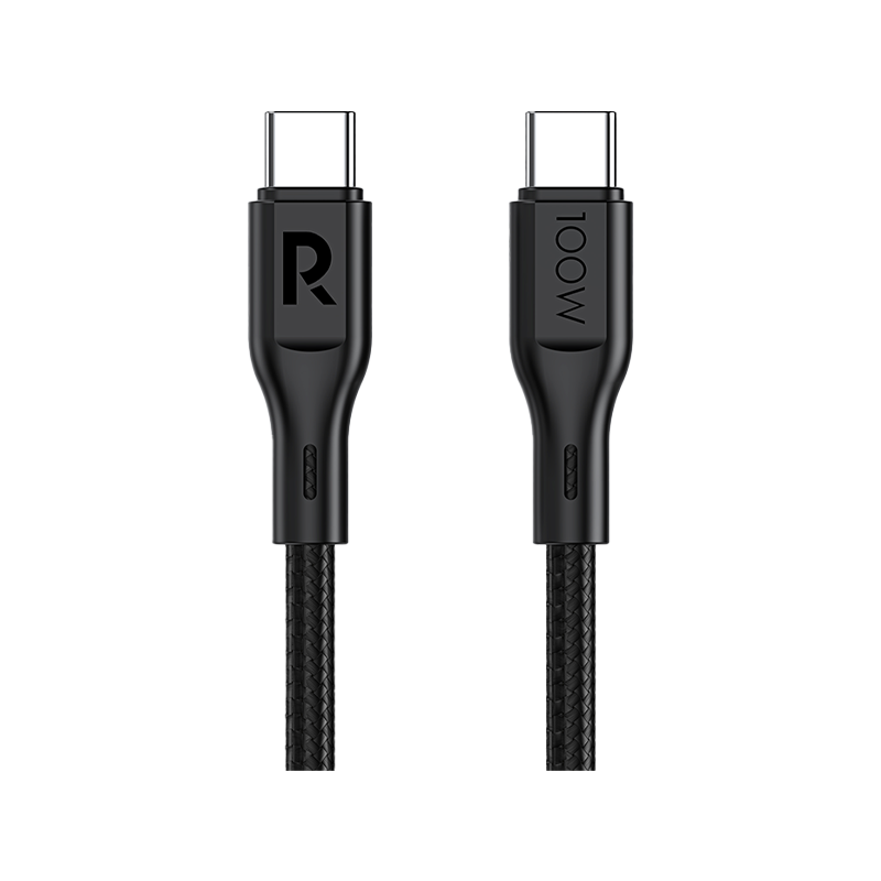 RavPower Cable 1m 100W USB-C to USB-C - Black