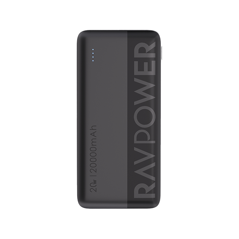 RavPower 3-Port PD 20W 20000 mAh Power Bank - Black