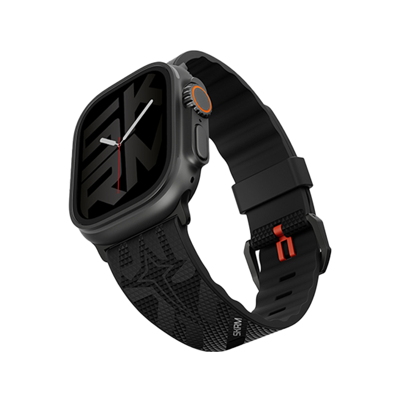 SKINARMA Phantom Watch Strap for Apple Watch 49 / 46 / 45 / 44mm - Black